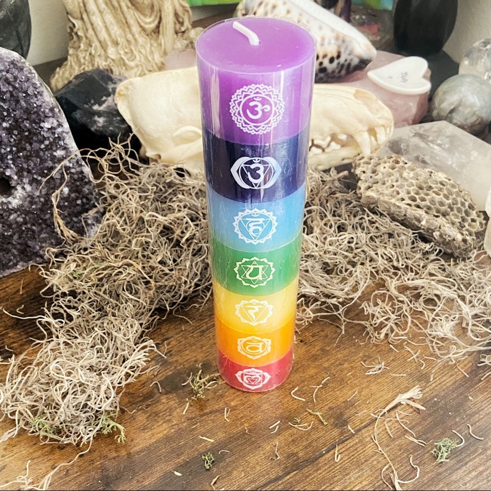 Chakra Pillar Candle